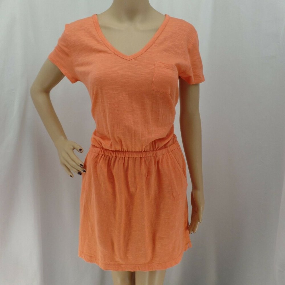 NWT LOU & GREY by  ANN TAYLOR LOFT TANGERINE CASUAL CAREER KNIT DRESS SIZE: XS